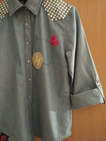 Dívčí riflová košile Henleys - 3
