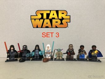 Rôzne figúrky Star Wars 5 (8ks) typ lego - nové - 3