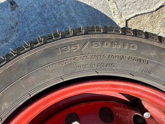 Prodám dojezdové kolo 135/80 R13 - 3
