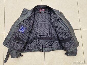 Pánská kožená moto bunda iXS velikost 66 (3XL) - 3