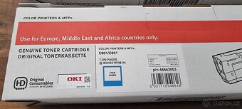 Tonery OKI 44643001/3/4 originální nové pro tiskárny A3 - 3