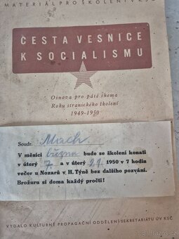 Arbeitsbuch, žákovská knížka, úsporný list,pohled - 3