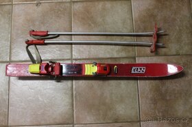 Dětský set lyže lyžáky hůlky - lyžáky vel 19,5 - 3