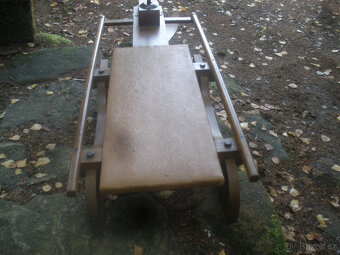 Stará hračka-skibob,saně - 3