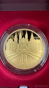 Zlatá mince 5000 Kč 2023 Kroměříž proof - 3