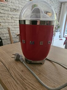 červený presovač Smeg, odštavnovač, tyč. mixér - 3
