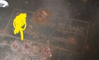 Smaltovana tabula cedula nacisticka NSV NSDAP 2 - 3