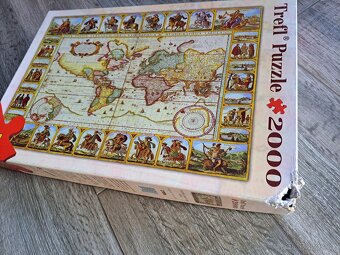 Puzzle 2000 Trefl/Historická mapa světa - 3