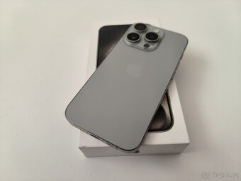 apple iphone 15 PRO 256gb Natural Titanium / Batéria 91% - 3