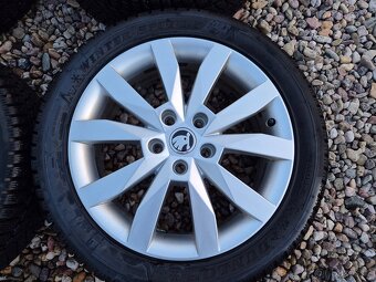 R17 alu kola Crystal Škoda Octavia zimní 225/45/17 - 3