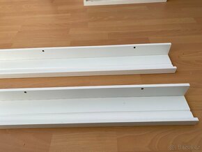 Věšák na obrazy IKEA MOSSLANDA, bílý, 115cm - 3