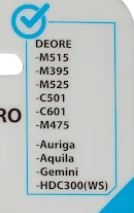Brzdové destičky Tektro Auriga/Shimano Deore - 3