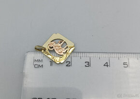Zlatý přívěsek Beran 1,15g, 14 kt, 585/1000 - 3