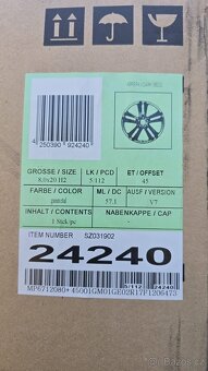 R20 5x112 mm škoda, VW, Seat + VW group audi a pod. - 3
