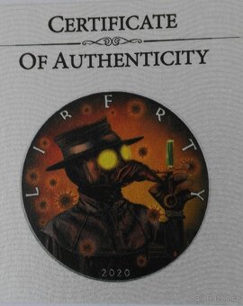 Stříbrné mince American Eagle 1 oz dva druhy - 3