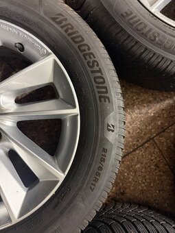 Alu Škoda Kodiaq 5x112 215/65/17 zimní, DOT 2624 - 3