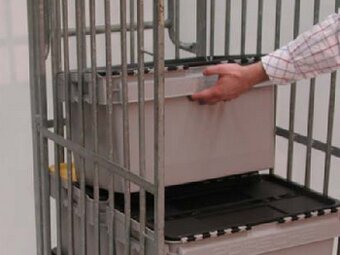 Přepravní kontejner 600x400x374 mm, 60 litrů, UN-X vč. kapal - 3