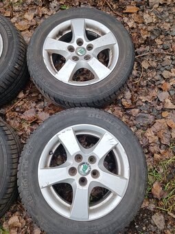 Sada ALU kol Škoda 5×100 ET43 185/60 R14 - 3