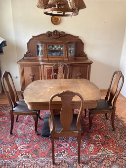 Starožitné židle a stůl - 3