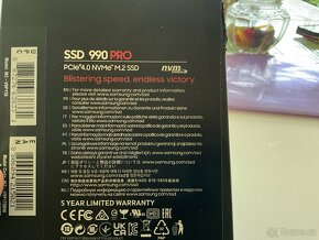 SAMSUNG SSD 990 PRO NVMe M2 SSD - 3