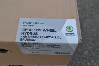 4ks NOVÉ orig.alu disky R18 Škoda Karoq/Seat Ateca, 5x112 - 3