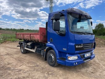 Daf lf 45.220 12tun, hákový nosič kontejneru + kontejner - 3