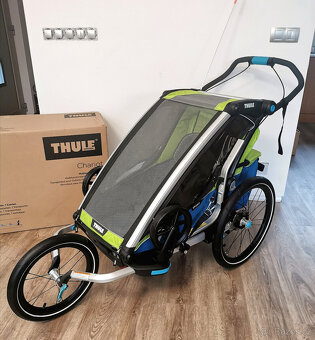 Thule Chariot Sport 1 + Jogging kit TOP STAV - 3