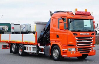 Scania G 410 - 6x2 - Valník + HR-HIAB 244 EP-5 – EURO 6 - 3