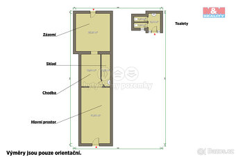 Pronájem obchod a služby, 80 m², Žatec, ul. náměstí Svobody - 3