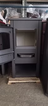 Krbová kamna NERA ECO, teplovzdušná 5,4 kW, antracitová - 3