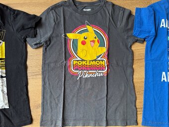 3x tričko Pokémon, vel. 134/140 (8-10 let) - 3
