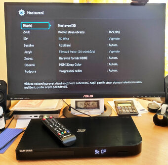 Blu-ray a DVD přehrávač SAMSUNG BD-H5900 - velmi dobrý stav - 3