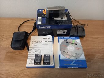 prodám 2ks nabíječky a baterie pro digitální foťák Olympus - 3