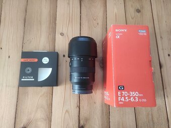 Sony E 70-350 mm f/4,5-6,3 G OSS + UV filtr - 3