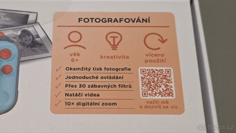 Dětský foťák s termotiskem modrý - 3