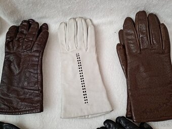 damské kožené rukavice - 3