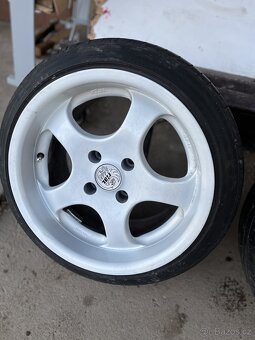 Alu rial r16, 9.5j pneu 195/45 4x108 - 3