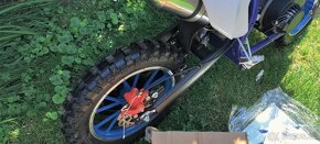 Nová dětská benzinová minikroska 49ccm modrá - 3