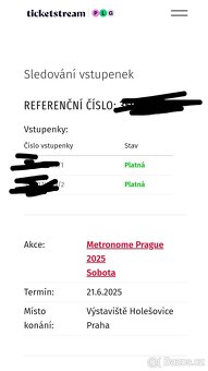 Metronome Festival Prague 4x 3dny/2x1den - 3