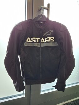 Bunda na motorku Alpinestars SMX Air černá velikost M - 3