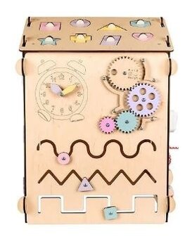 Montesori domeček Aktivity board od Elis design - 3