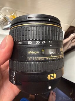 OBJEKTIV NIKKOR AF-S 16-80mm 2.8 VR DX pro NIKON - 3