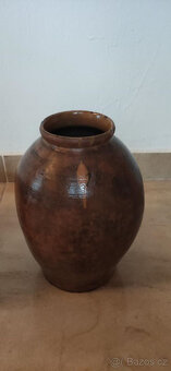 Starý kameninový hrnec „sádelňák“ 3ks - 3