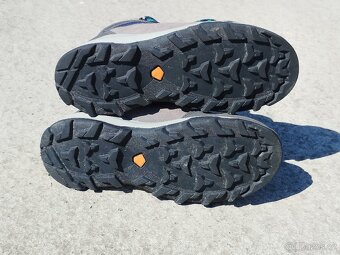 Dětské turistické vysoké nepromokavé boty QUECHUA MH 500 - E - 3