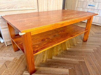 KONFERENČNÍ STOLEK Z MASIVU 120CM - 3