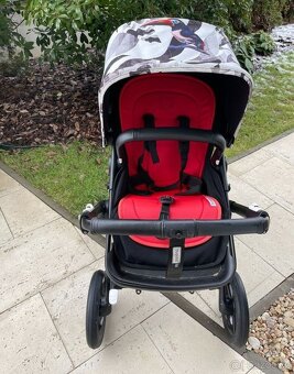 Podložka / vložka do kočárku Bugaboo, červená - 3