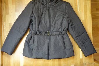 Tmavě hnědá dámská zimní bunda vel. 44 - 3