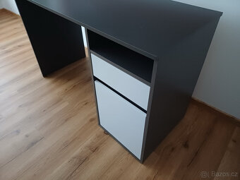 PC kancelářský stůl - šedá/bílá - TOP STAV - 3