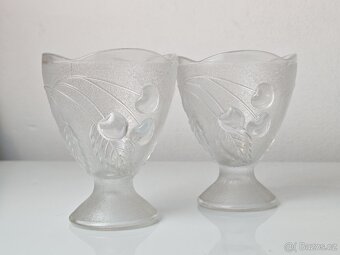 Skleněné poháry třešně - 3