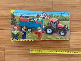 Dětská kniha - Stroje - skládačky 4x puzzle - 3